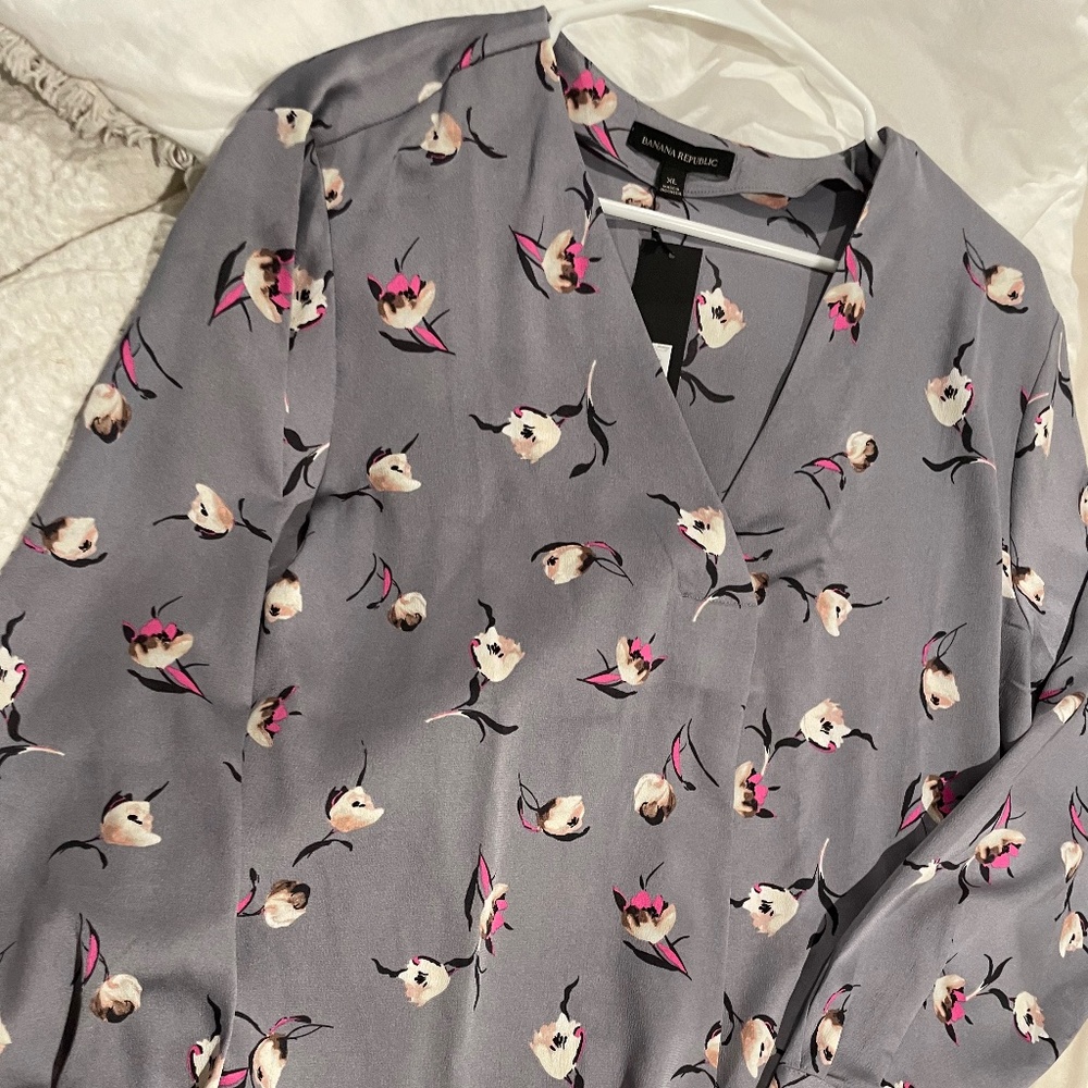 Banana Republic Floral Blouse